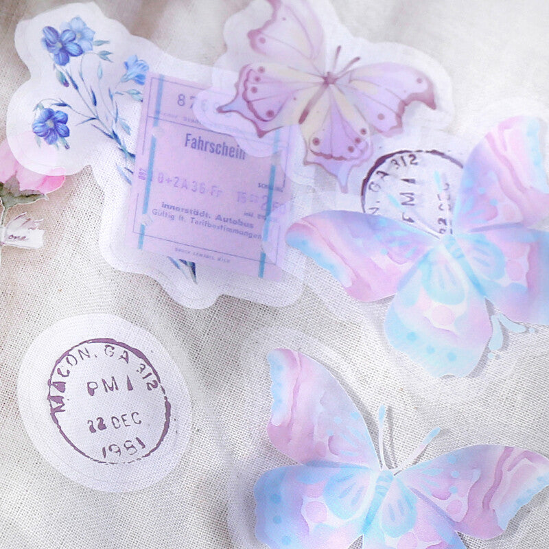 BGM PET Planner Sticker The Museum Butterfly Dream