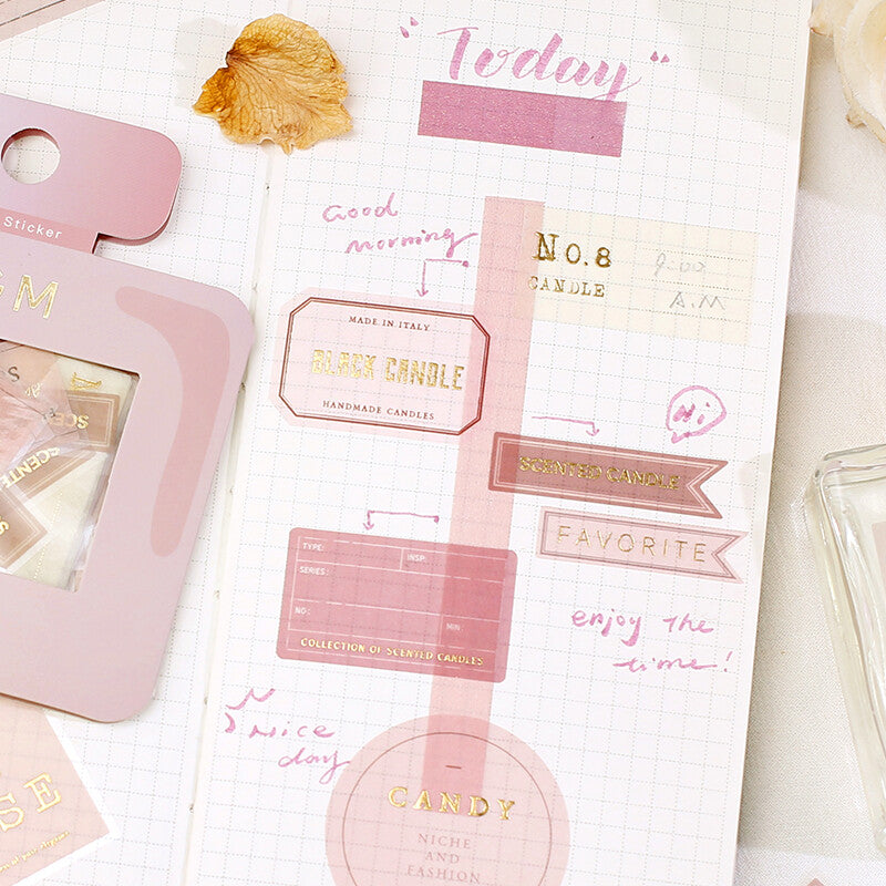 BGM Planner Stickers Eau de Parfum Rose