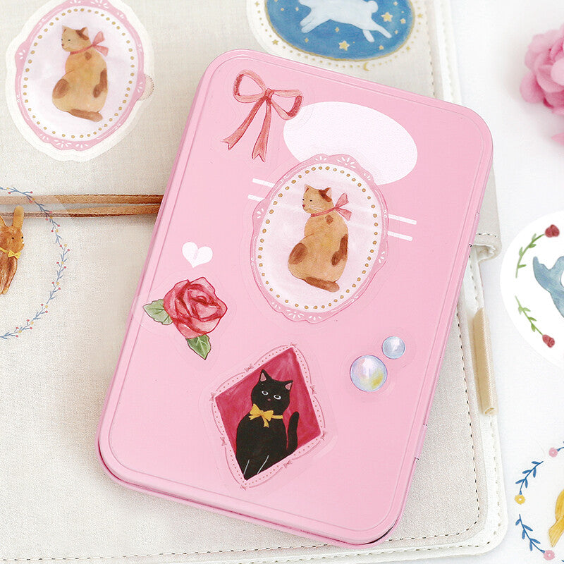 BGM PET Sticker Flakes Maiden Brooch Animals