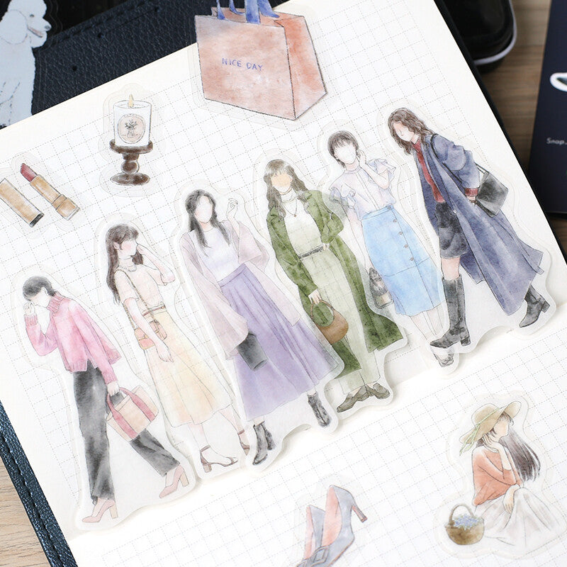 BGM Planner Stickers Coordinate Girls Cherie Ginza