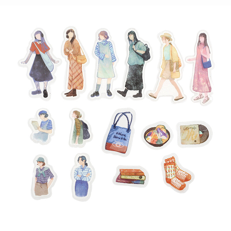 BGM Planner Stickers Coordinate Girls Cherie Shimokita