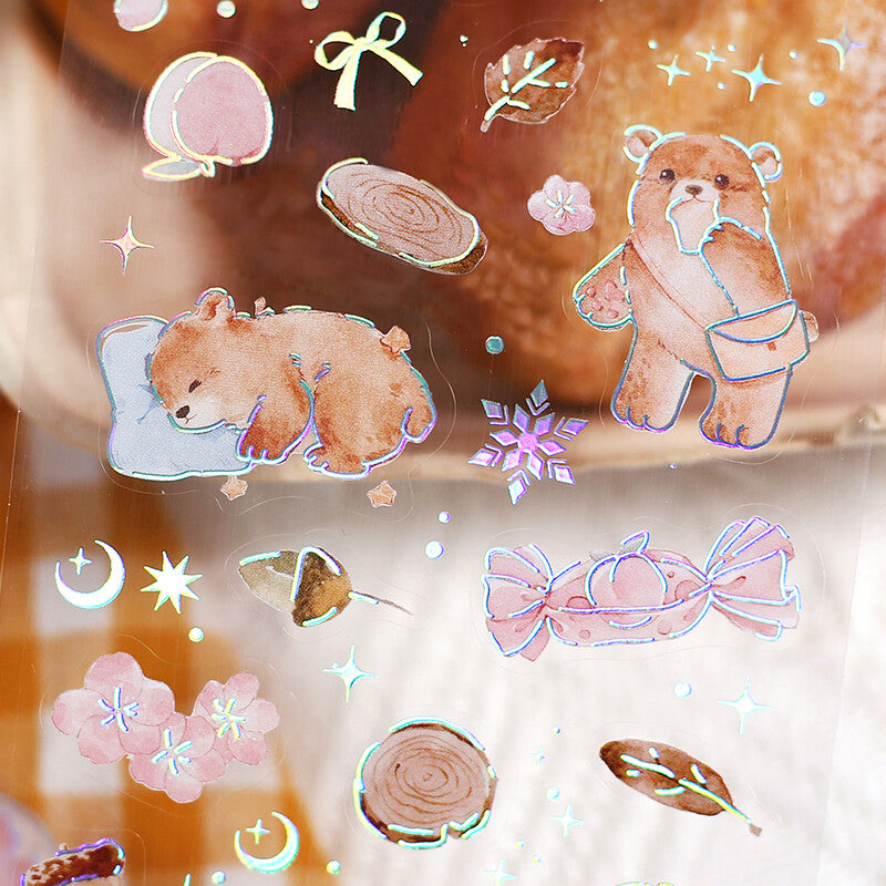 IRIDE Planner Stickers Bear 3 arkkia