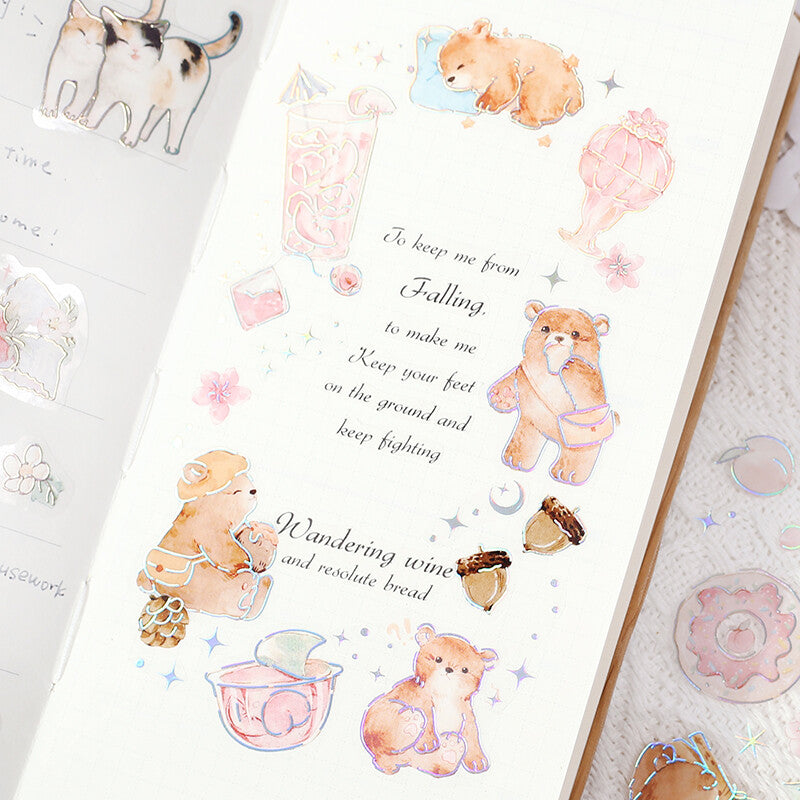 BGM IRIDE Planner Stickers Bear 3 sheets