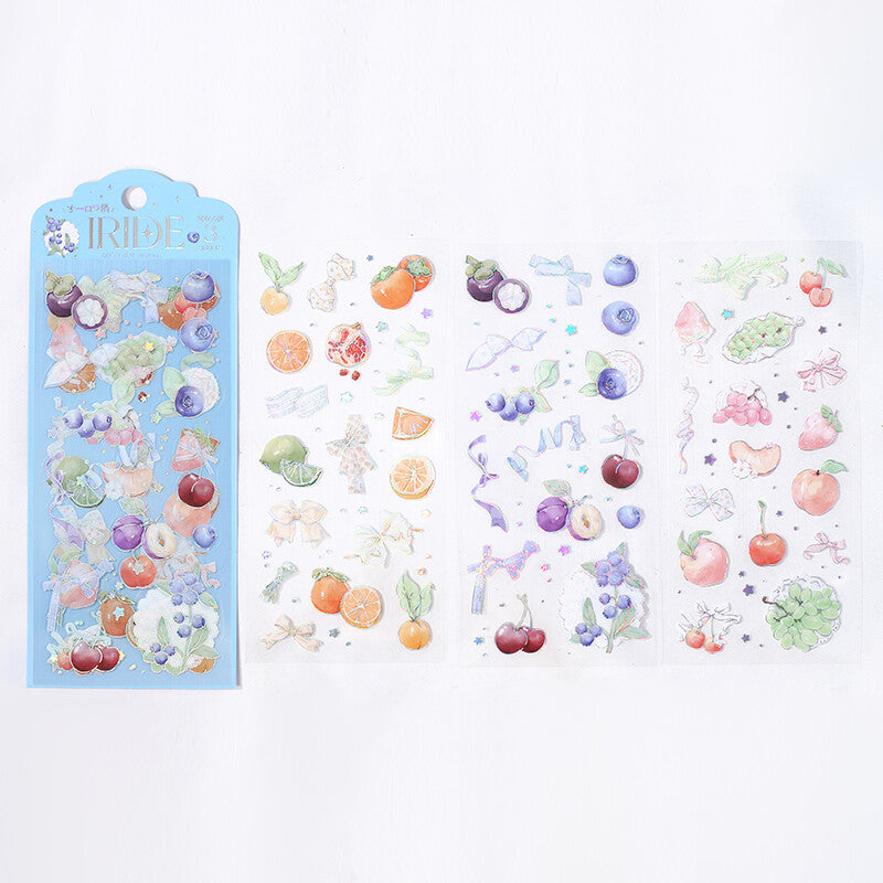 BGM IRIDE Planner Stickers Fruits 3 sheets