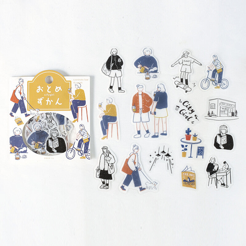 BGM Planner Stickers Coordinate Girls City Girl