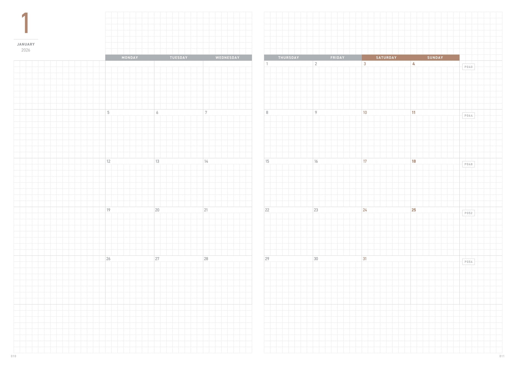 2026 REGULAR PLANNER A5