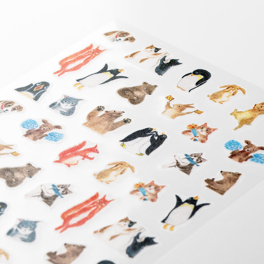 Midori Sticker Daily Records Animal Feelings
