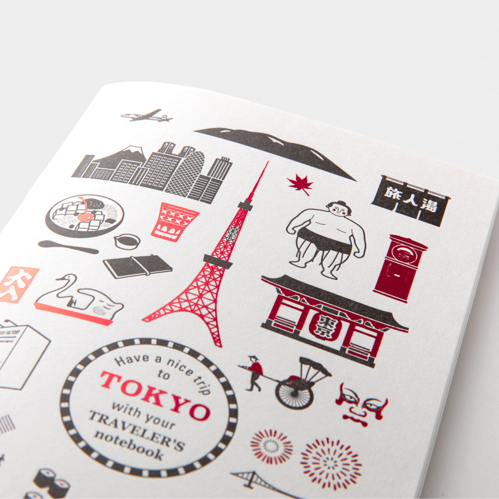 TRAVELER'S Company TRAVELER‘S notebook TOKYO EDITION Refill TOKYO Blank * Limited Edition TOKYO EDITION Collection by Traveler's Company