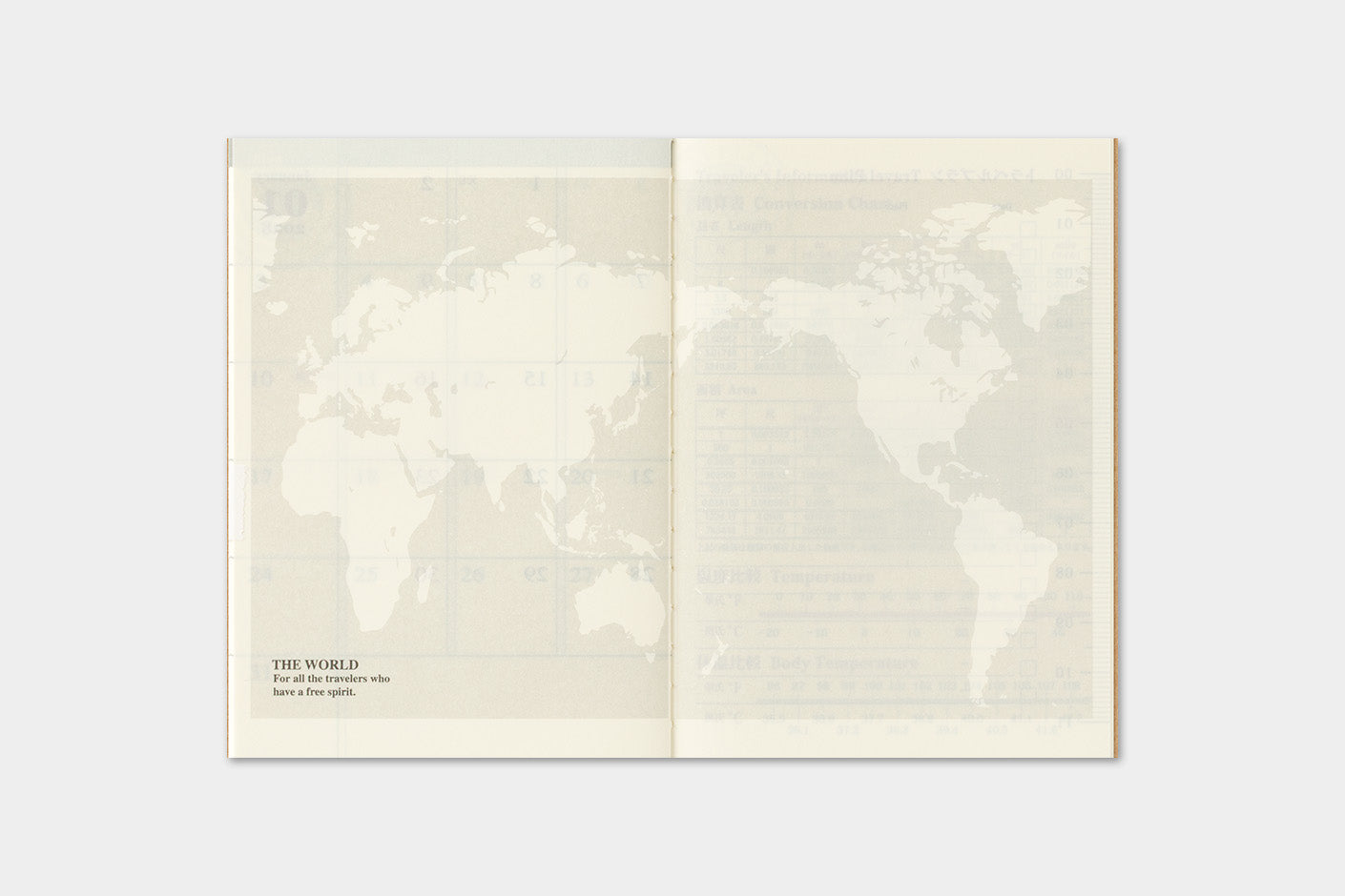 Traveler's Notebook 2027 Monthly Diary Passport Size
