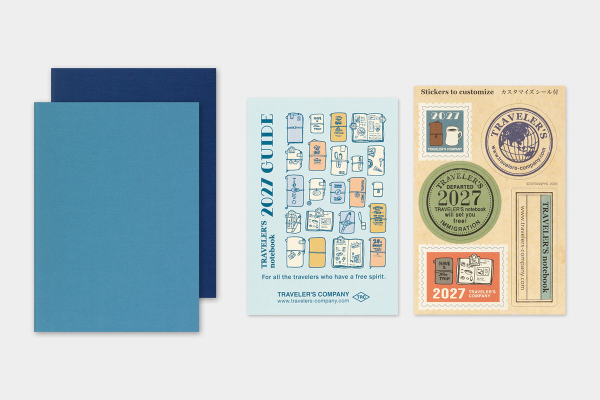 Traveler's Notebook 2027 Weekly Diary Passport Size