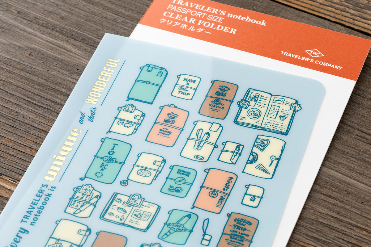 Traveler's Notebook 2027 Clear Folder Passport Size