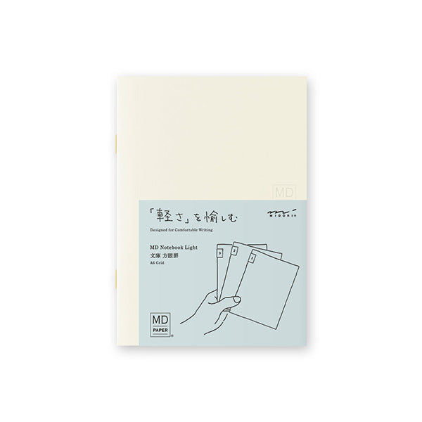 Midori MD Notebook Light A6 Grid 3pack
