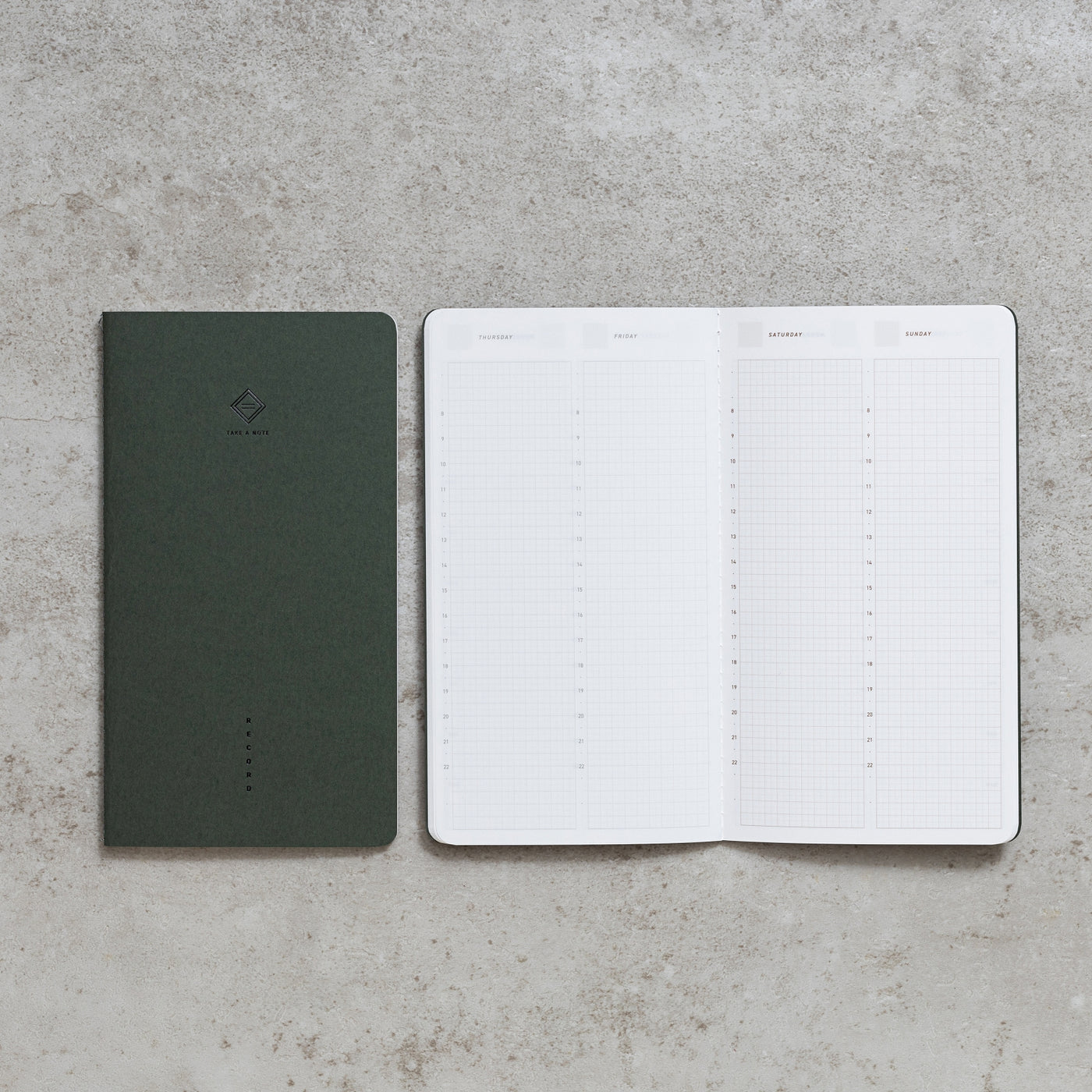 Take a Note "RECORD" - LITE Undated Hybrid Daily Planner
