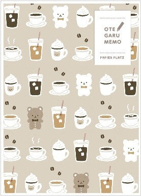 Bear Coffee Otegaru Memo Pad