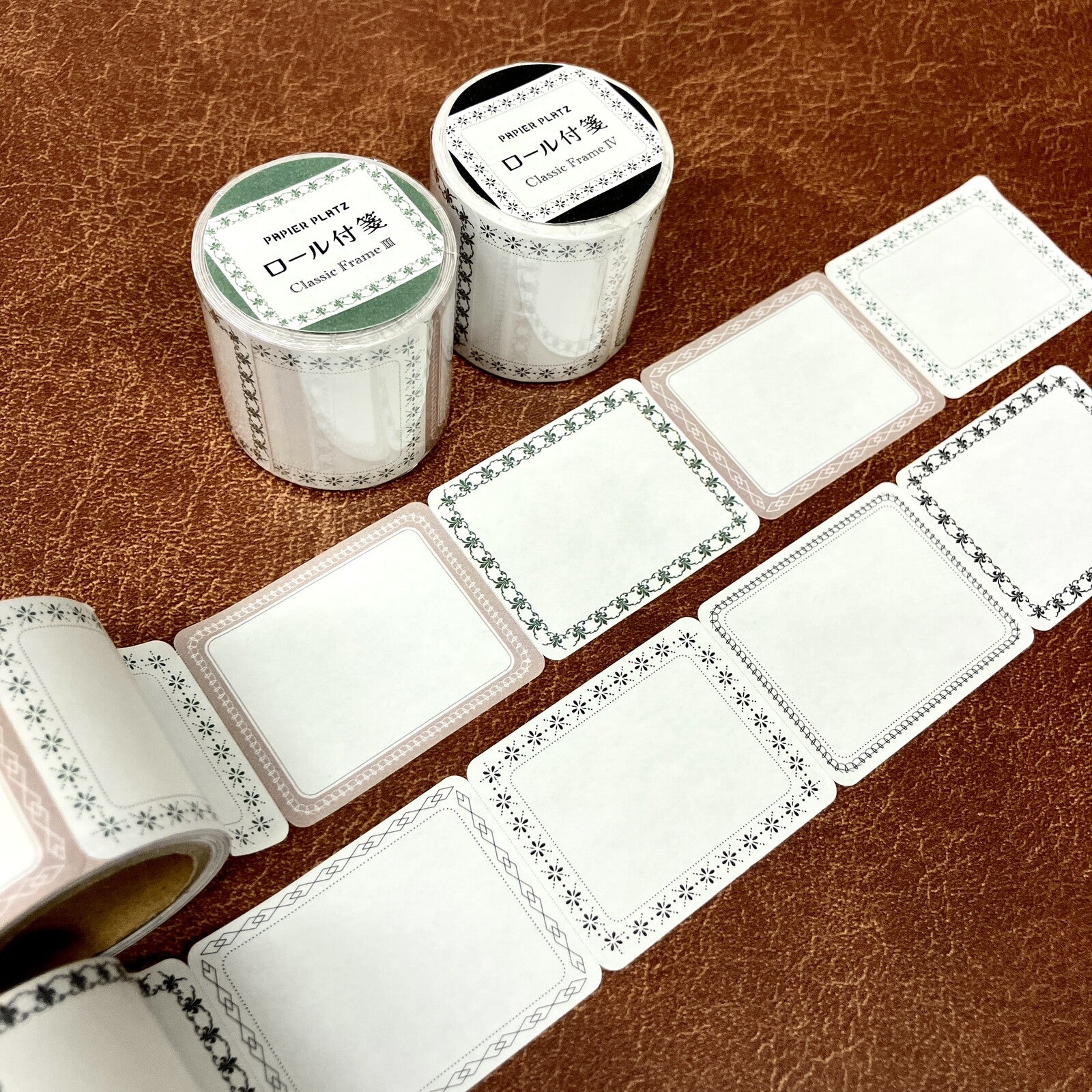 Papia Roll Sticky Notes Classic Frame Green