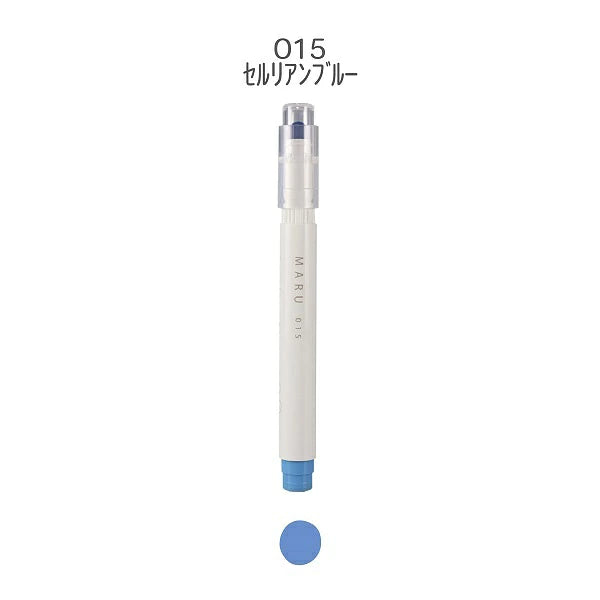MARU Liner Dot Marker Highlighter 015 Cerulean Blue