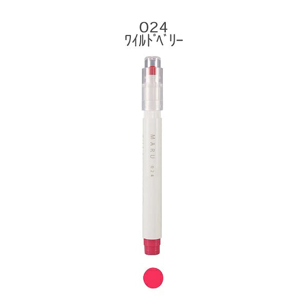 MARU Liner Dot Marker Highlighter 024 Wild Berry