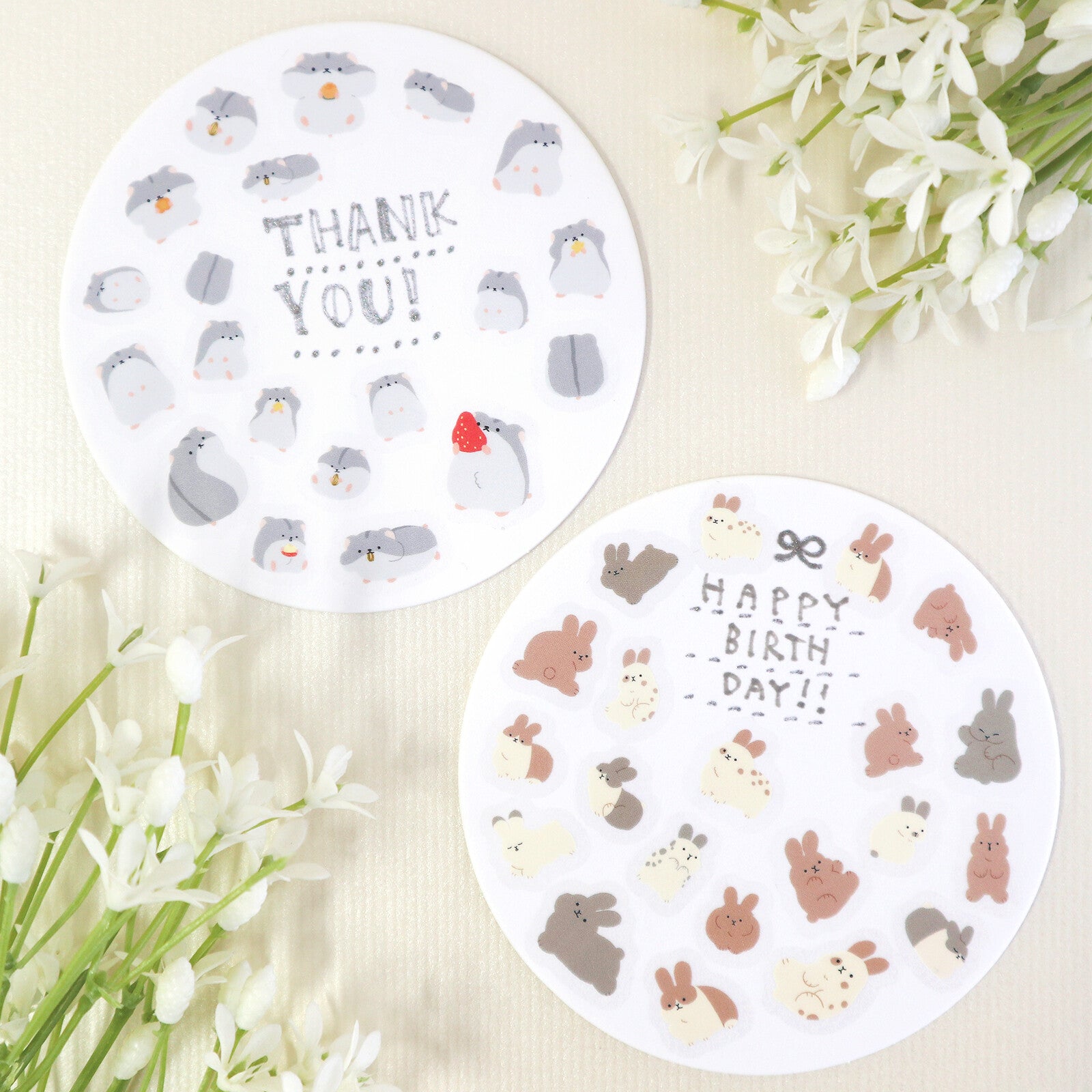 Animals Sticker Sheet - Hamster