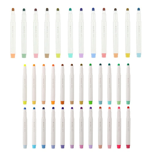 MARU Liner Dot Marker Highlighter 36 Color Set