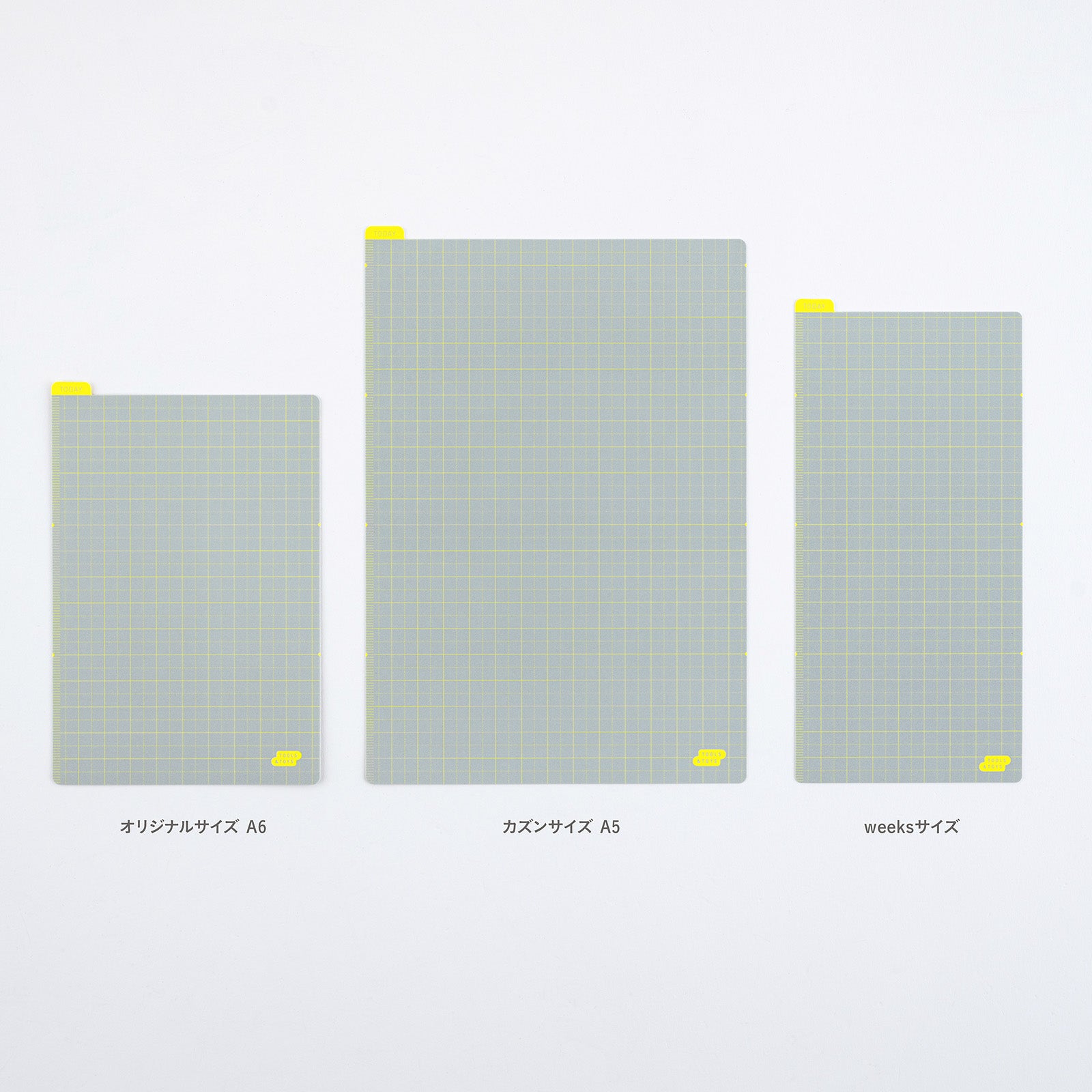 Pencil Board for A6 Size (Ice Gray x Yellow)