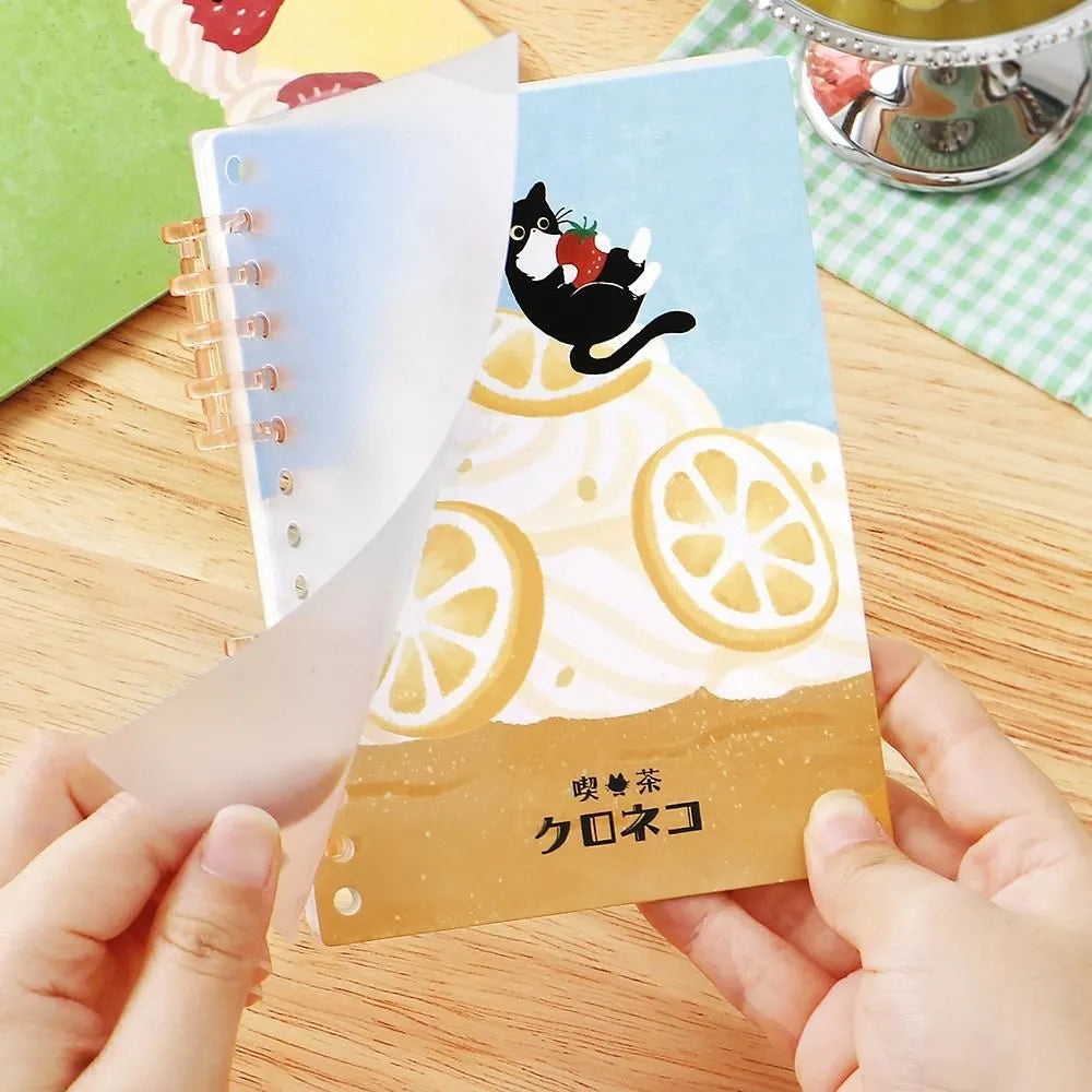 Sticker Book Black Cat and Lemon Cake