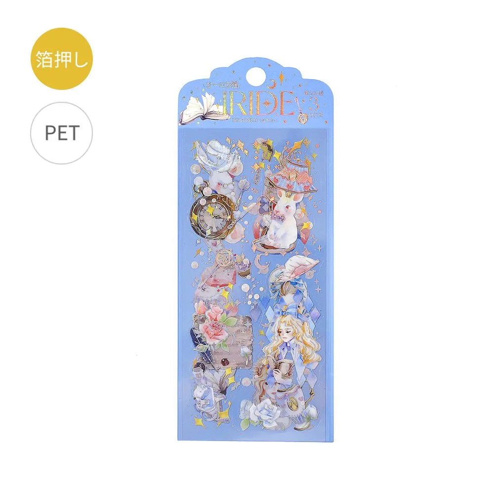 IRIDE Seal Stickers Wonderland 3 sheets