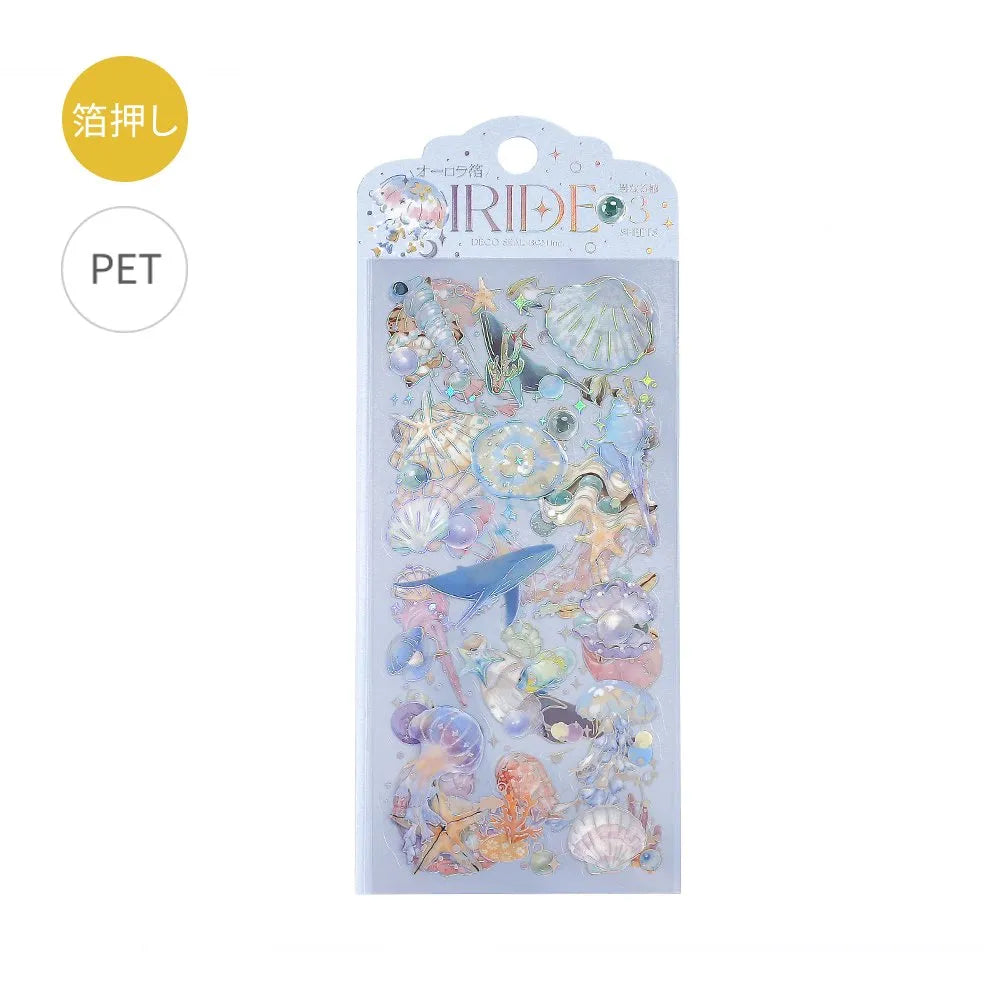 IRIDE Seal Stickers Ocean 3 sheets