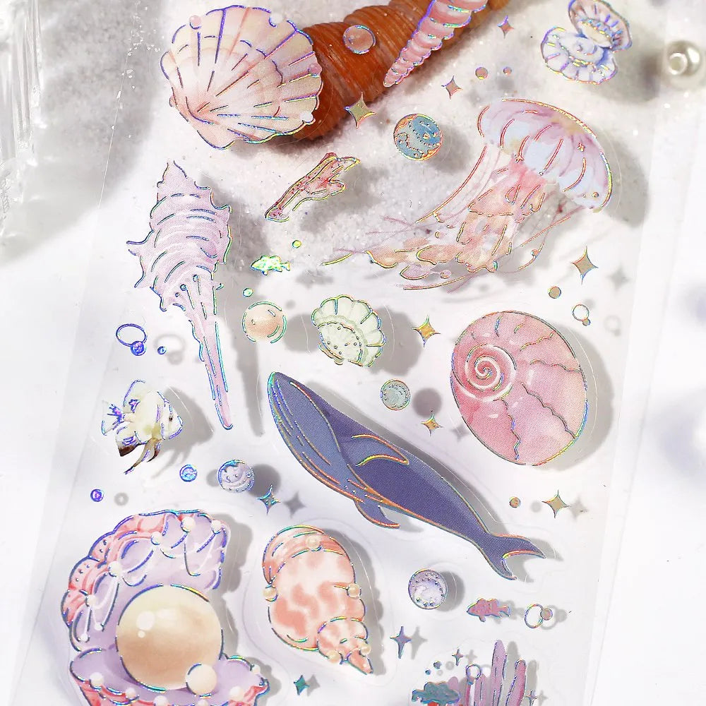 IRIDE Seal Stickers Ocean 3 sheets