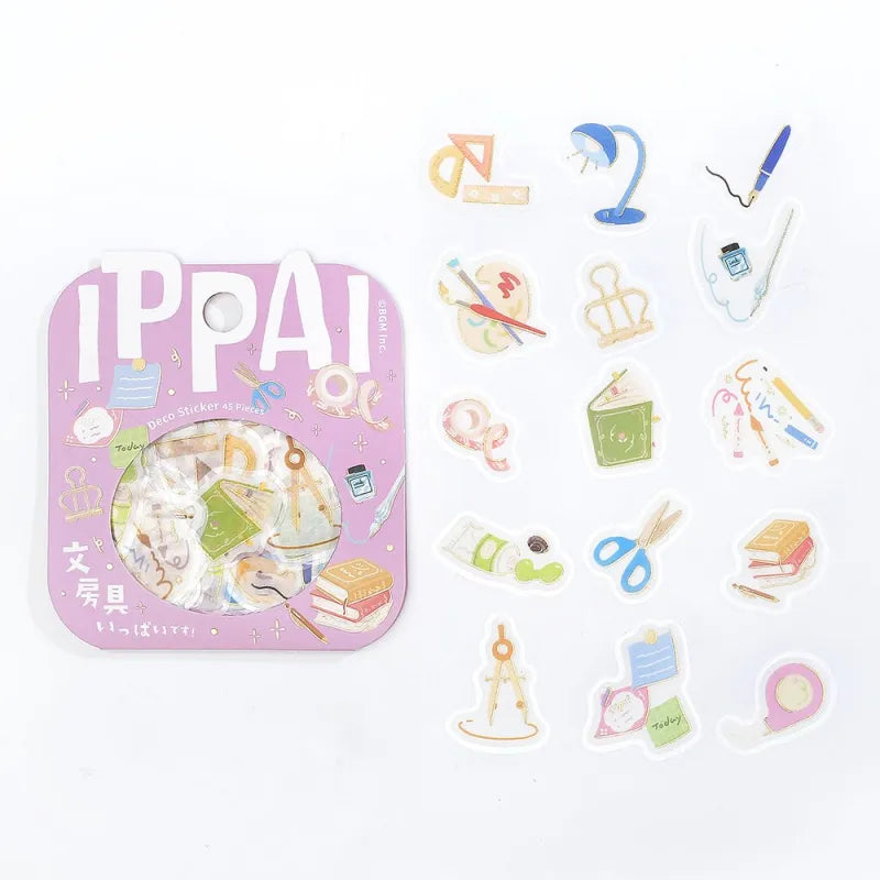 IPPAI Flake Seal Stickers Lots of Stationery!