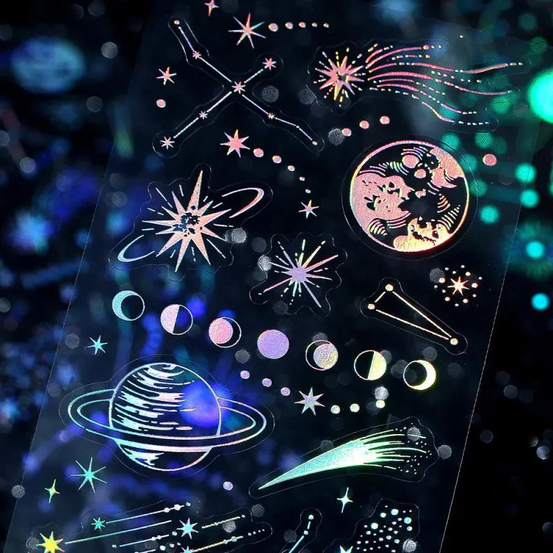 IRIDE Seal Stickers Galaxy 3 sheets