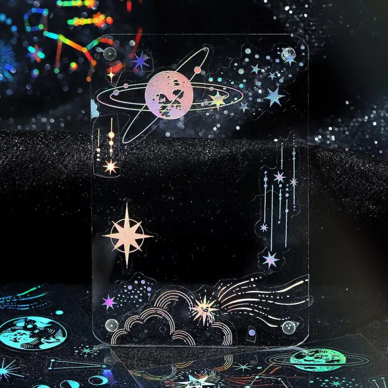IRIDE Seal Stickers Galaxy 3 sheets