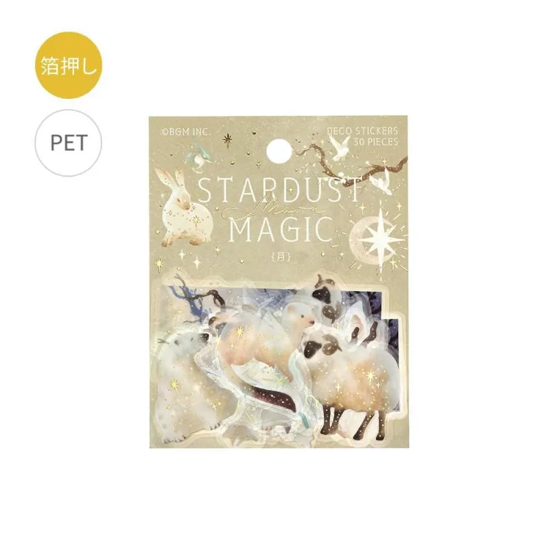 PET Sticker Set Stardust Magic Moon