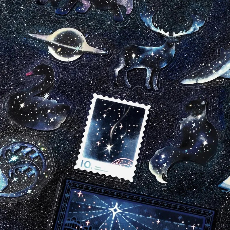 PET Sticker Set Stardust Magic Black Hole