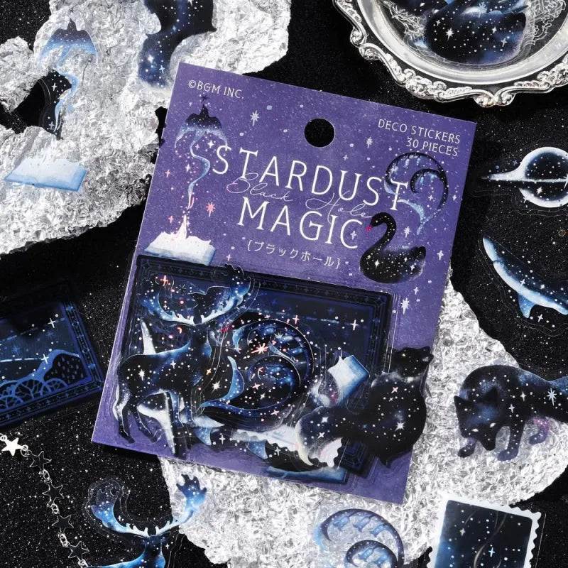 PET Sticker Set Stardust Magic Black Hole