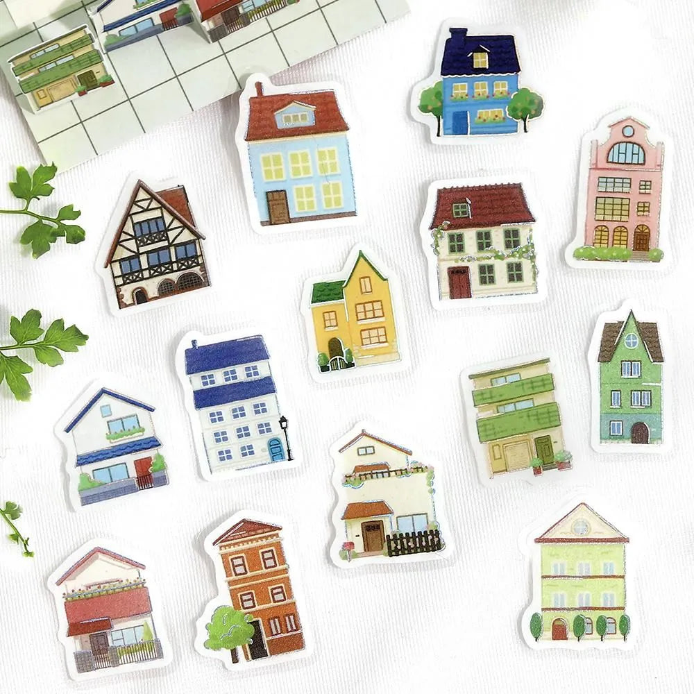IPPAI Flake Seal Stickers Lots of Houses!