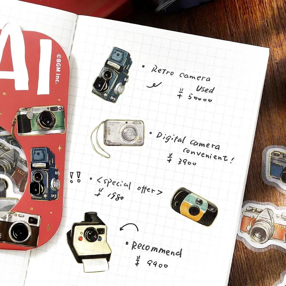 IPPAI Flake Seal Stickers Lots of Cameras!