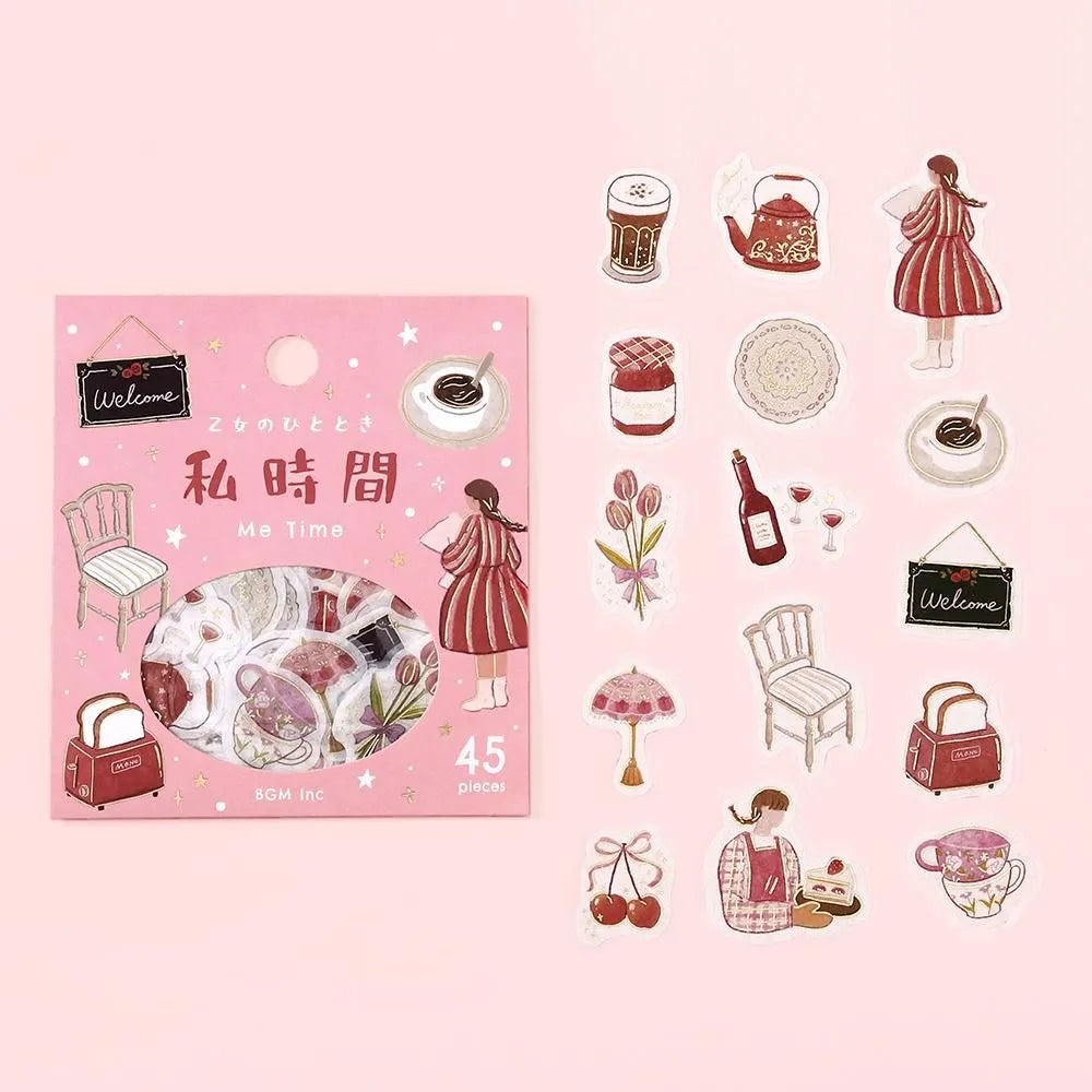 Flake Seal Stickers Maiden’s Moment Me Time