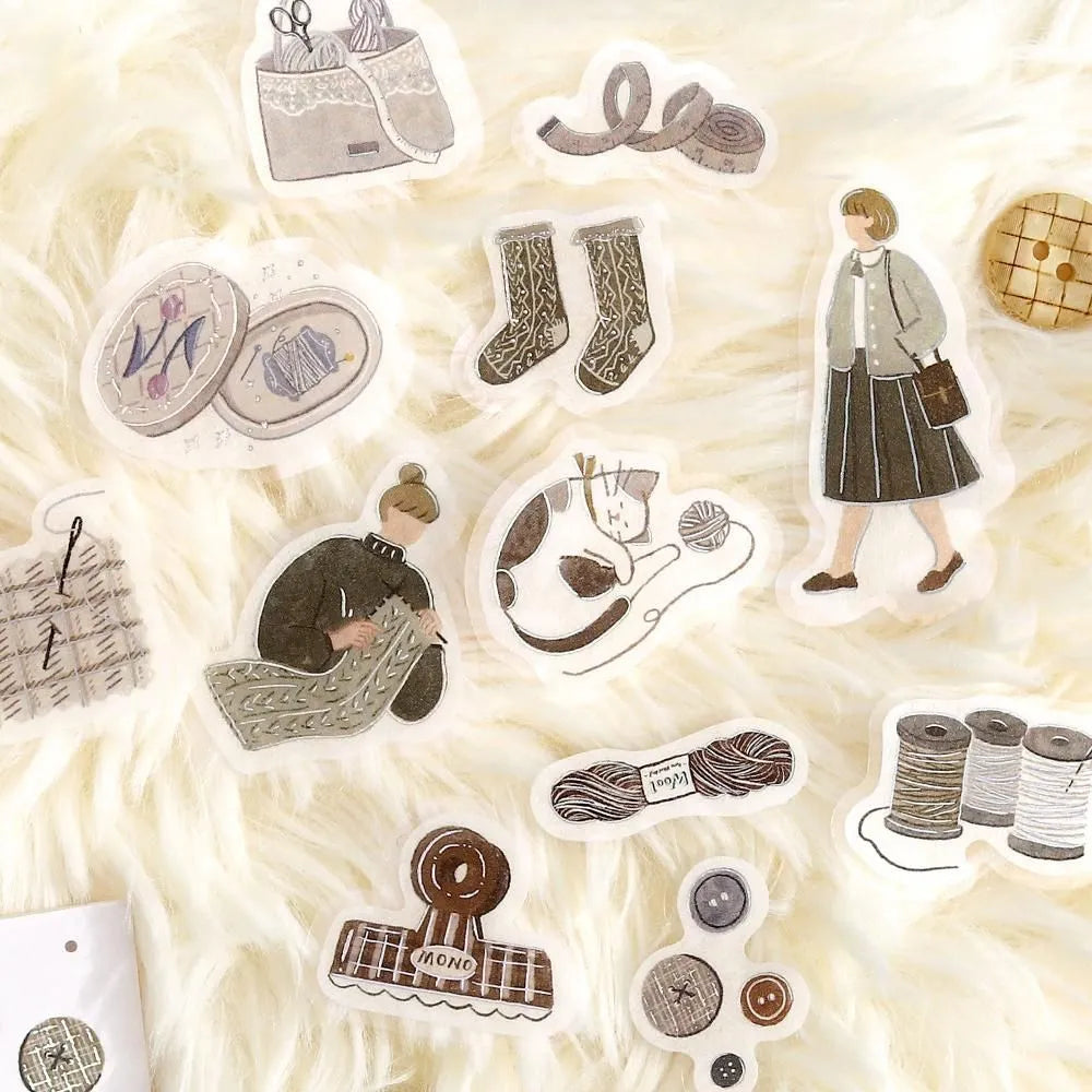 Flake Seal Stickers Maiden’s Moment Knitting Time