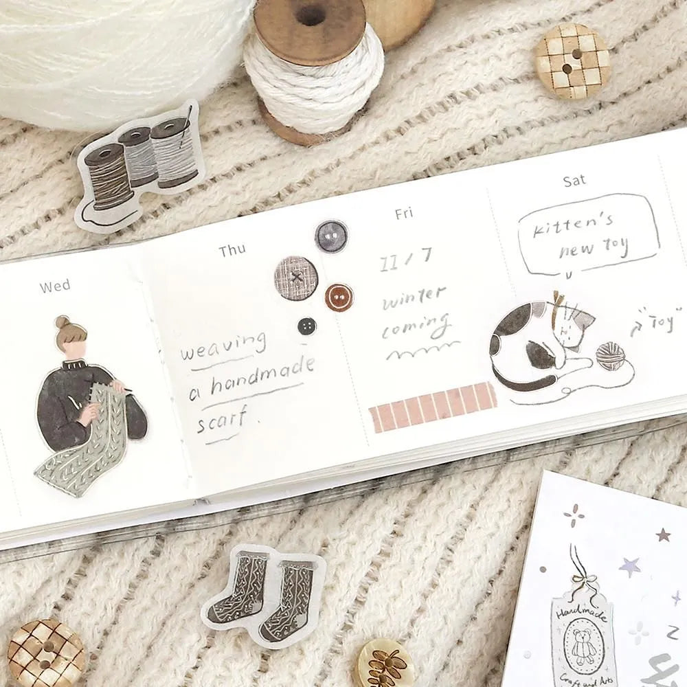 Flake Seal Stickers Maiden’s Moment Knitting Time