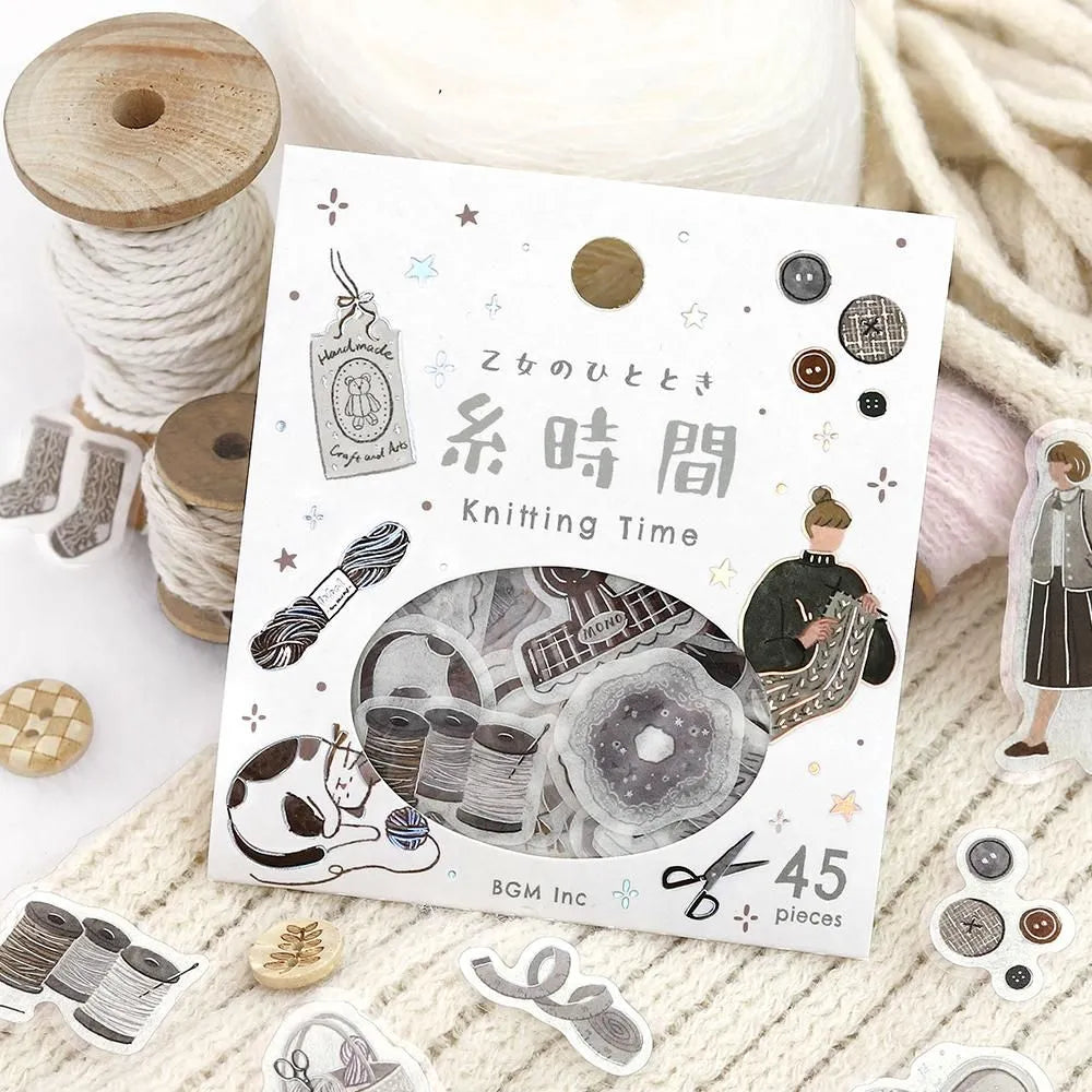 Flake Seal Stickers Maiden’s Moment Knitting Time