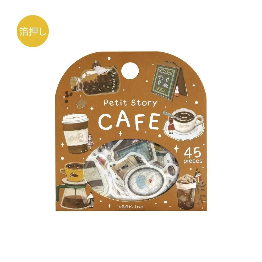 Petit Story Flake Stickers Cafe