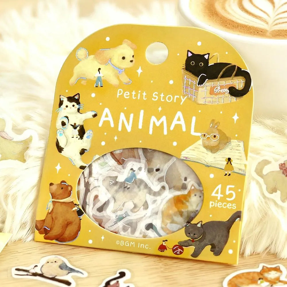 Petit Story Flake Stickers Animal