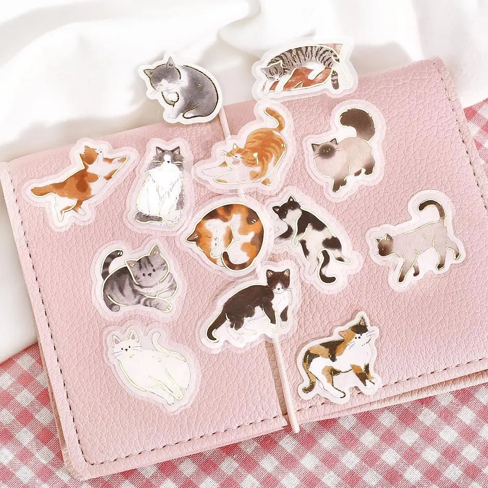 IPPAI Flake Seal Stickers Lots of Cats Vol2!