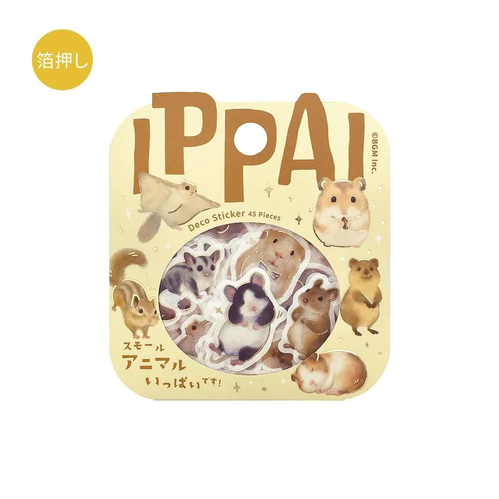 IPPAI Flake Seal Stickers Lots of Small Animals!