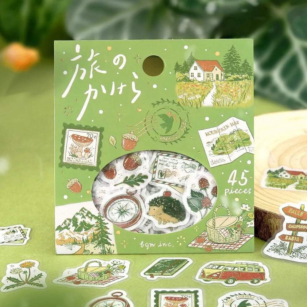 Pieces of a Journey Flake Stickers To the Forest