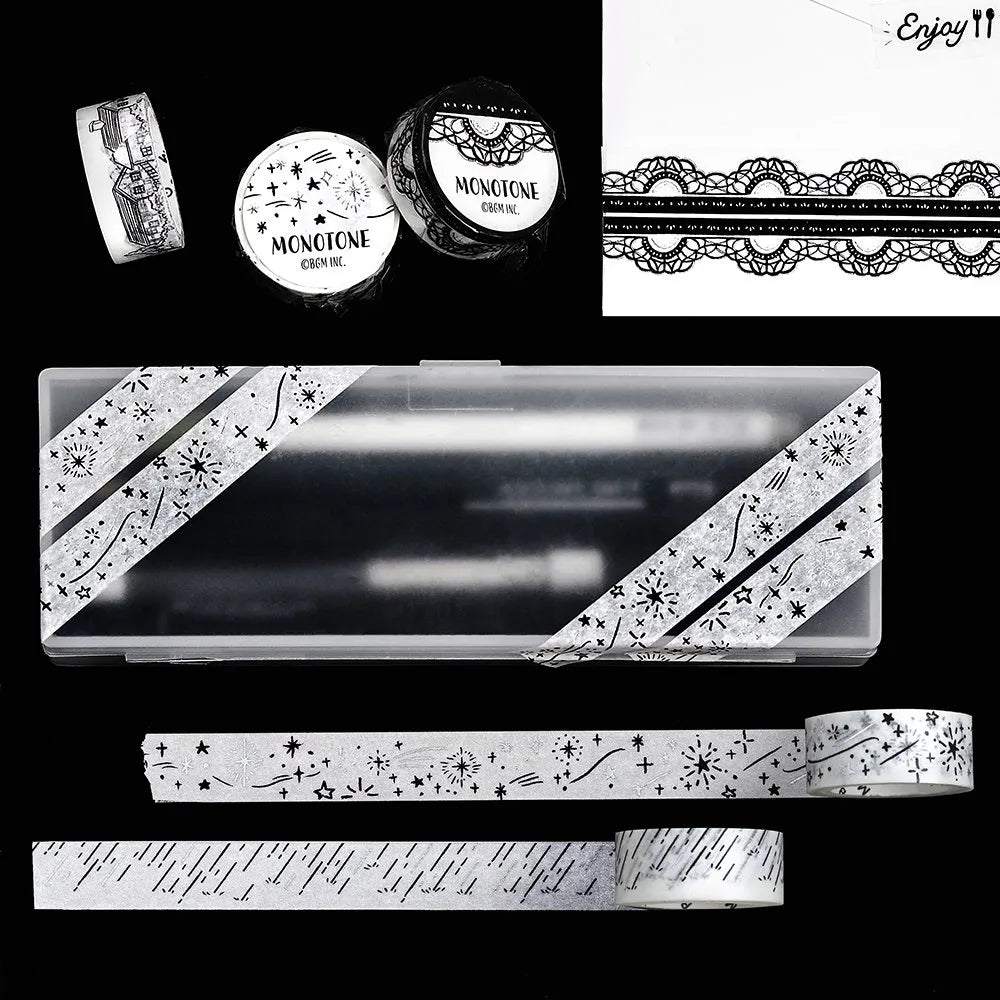 Washitape Monotone Starry sky 