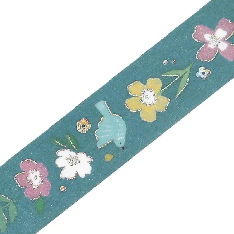 Foil Washitape Nordic Forest Flower Melody