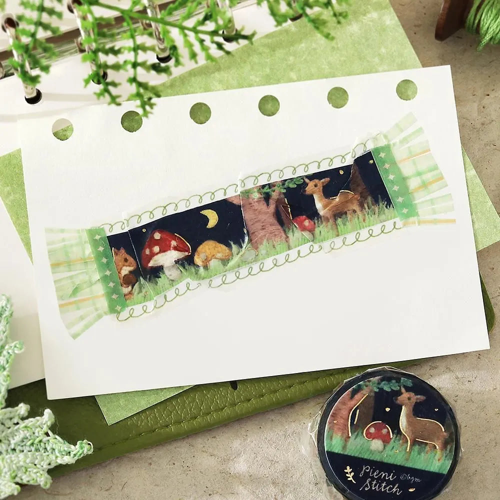 Foil Washitape Pieni Stitch Small Forest