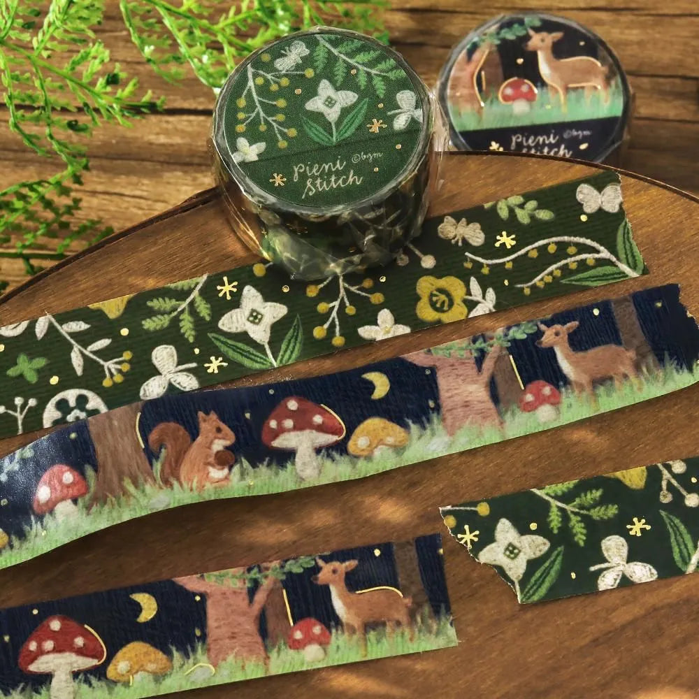 Foil Washitape Pieni Stitch Small Forest