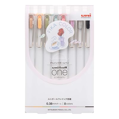 One Fika 0.38 Gel Pen 8-color Set